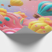Hemel Hoog Ballon Cadeaupapier (Hoek)
