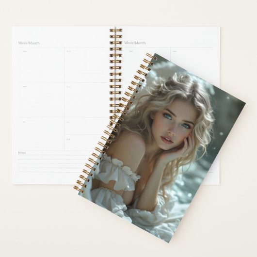 Hemel in haar ogen: Engel van stille verwondering Planner (Display)