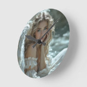 Hemel in haar ogen: Engel van stille verwondering Ronde Klok (Hoek)