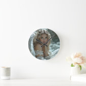 Hemel in haar ogen: Engel van stille verwondering Ronde Klok (Huis)