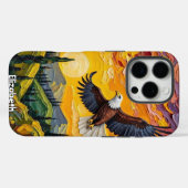 Hemel in lichterlaaie, Eagle's Domain Case-Mate iPhone Case (Achterkant (horizontaal))