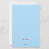 Hemel in mijn hart Briefpapier (Achterkant)