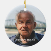 Hemel in ons huis...Gepersonaliseerd Memorial Foto Keramisch Ornament (Achterkant)