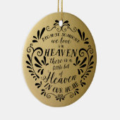 Hemel in ons huis...gouden herdenkingsfoto keramisch ornament (Rechts)