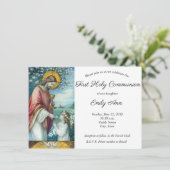 Hemel in onze eerste gemeenschap kaart (Staand voorkant)