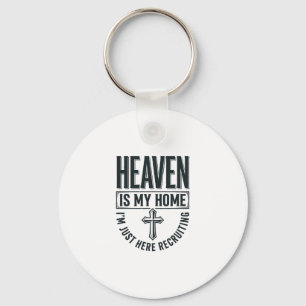 Hemel Is Mijn Thuis Christelijk Wervings T-Shirt O Sleutelhanger