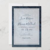 hemel met Lijst Casual bruiloft Kaart (Voorkant)