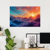 Hemel Oceaan Poster (Thuiskantoor)