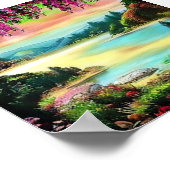 Hemel op aarde - een stuk paradijs in je huis poster (Hoek)