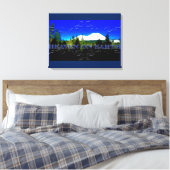 Hemel op Aarde | Geldberg Canvas Afdruk (Insitu (Slaapkamer))