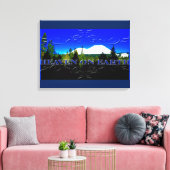 Hemel op Aarde | Geldberg Canvas Afdruk (Insitu (Woonkamer))