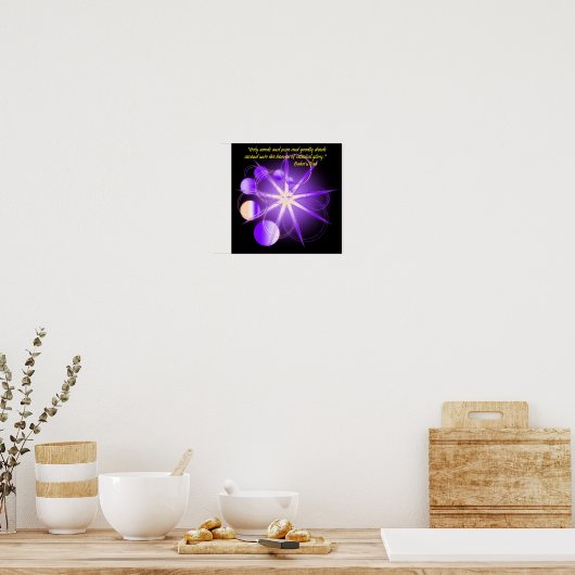 Hemel van Celestial Glory2 Poster (Keuken)