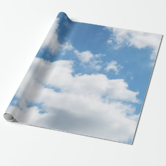 hemel, weer, natuur, wit, blauw, wolk, zonlicht cadeaupapier