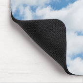 hemel, weer, natuur, wit, blauw, wolk, zonlicht muismat (Hoek)