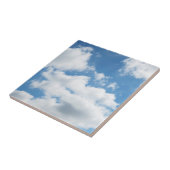 hemel, weer, natuur, wit, blauw, wolk, zonlicht tegeltje (Zijkant)