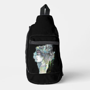 Hemel Zigeuner Boheemse Fantasie Vrouw Kunst Sling Bag