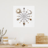 Hemelbalans Mandala Print (Keuken)