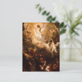 Hemelbeeld van Christus met Angels Briefkaart (Staand voorkant)