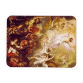 Hemelbeeld van Christus met Angels Magneet (Horizontaal)