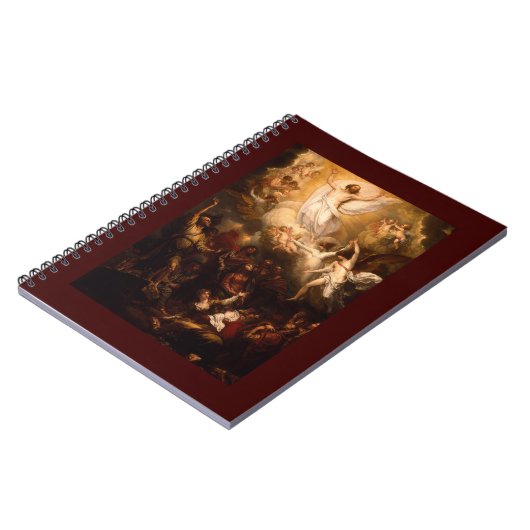 Hemelbeeld van Christus met Angels Notitieboek (Linkerzijde)