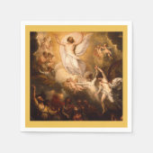 Hemelbeeld van Christus met Angels Servetten (Voorkant)