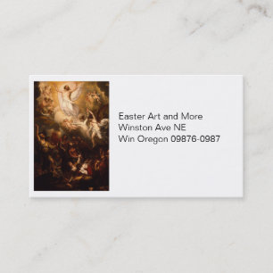 Hemelbeeld van Christus met Angels Visitekaartje