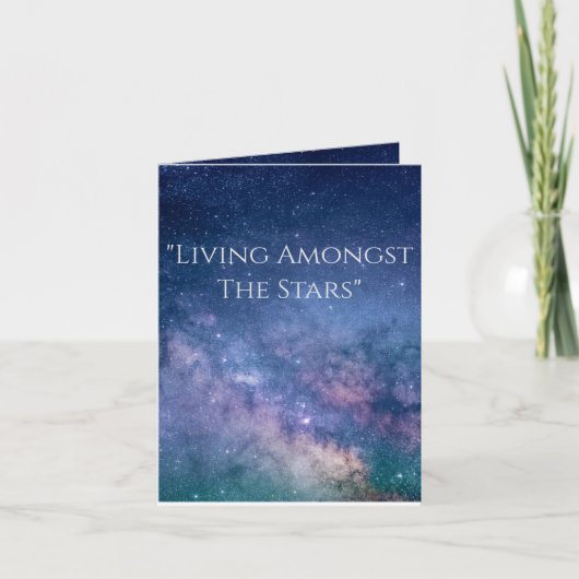 Hemelbegrafenis  aankondiging (Voorkant)