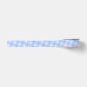 Hemelblauw cirkelpatroon grosgrain lint (Voorkant)