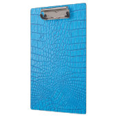 Hemelblauw leder klembord (Links)