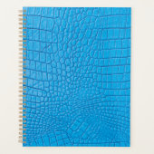 Hemelblauw leder planner (Voorkant)