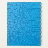 Hemelblauw leder planner (Achterkant)