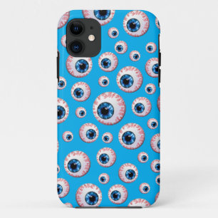 Hemelblauw oogbolpatroon iPhone 11 hoesje