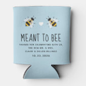 Hemelblauwe Bij Koeler voor Blikjes (Voorkant)