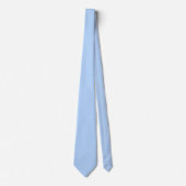 Hemelblauwe mannen stropdas van een vaste blauwe t (Voorkant)