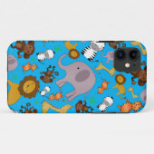 Hemelblauwe oerwouden safari Case-Mate iPhone case (Achterkant (horizontaal))