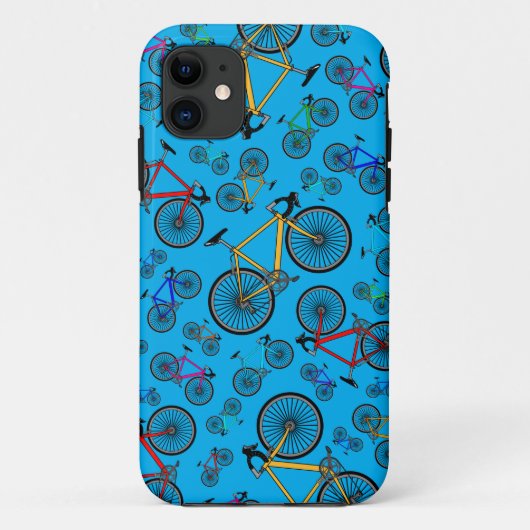 Hemelblauwe wegfietsen Case-Mate iPhone case (Achterkant)