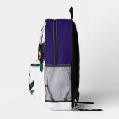 Hemelbloei Bedrukte Rugzak (Rechts)