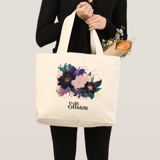 Hemelbloei Grote Tote Bag (Voorkant (product))
