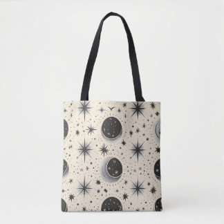 hemelbol maanfasen tote bag