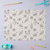 Hemelbotanisch patroon (3) tissuepapier (Craft)