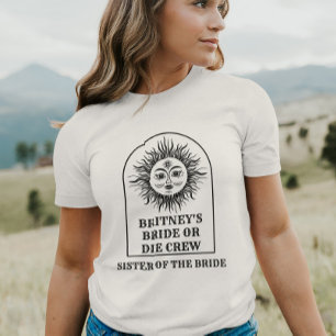 Hemelbruiloft Bruid of Sterf Stam T-shirt