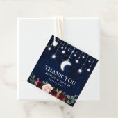 Hemelbruiloft Hemel Maan Sterren Lichten Bloemen Bedankjes Labels (In situ)
