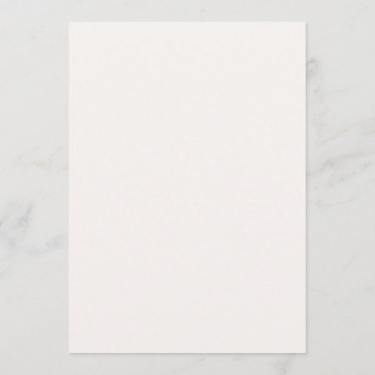 Hemelbruiloft menu (Achterkant)
