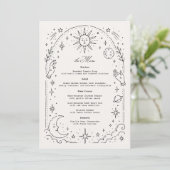 Hemelbruiloft  menu (Staand voorkant)