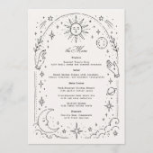 Hemelbruiloft menu (Voorkant)