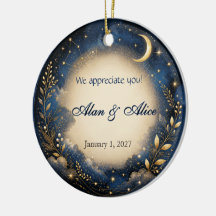 Hemelbruiloft of jubileum favoriet ornament