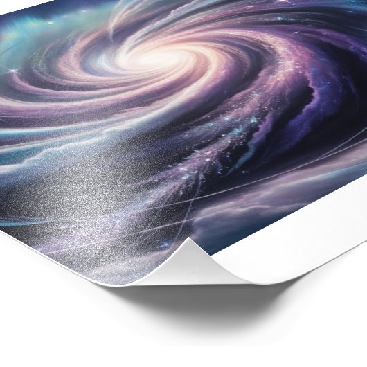 hemelconvergentie foto afdruk (Hoek)