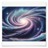 hemelconvergentie foto afdruk (Voorkant)