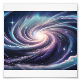 hemelconvergentie foto afdruk