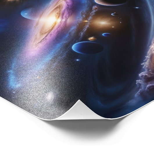 hemelconvergentie foto afdruk (Hoek)